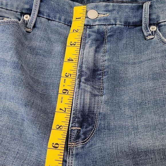 Good American. Blue Skinny Jeans with Distressed Details. Size 16. EUC - Picture 10 of 10